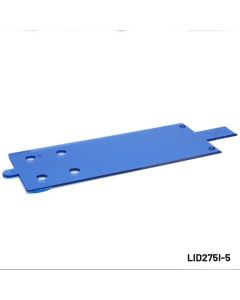 Injection Molded Lid For 3L Tank Blue Poly w/divide Opt