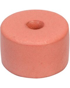 Spongex® Net Float, Tan, 1.5" L, 2 1/2" dia., 1/2" hole, 4.4 oz flotation